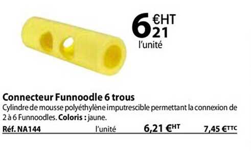 connecteur funnoodle 6 trous