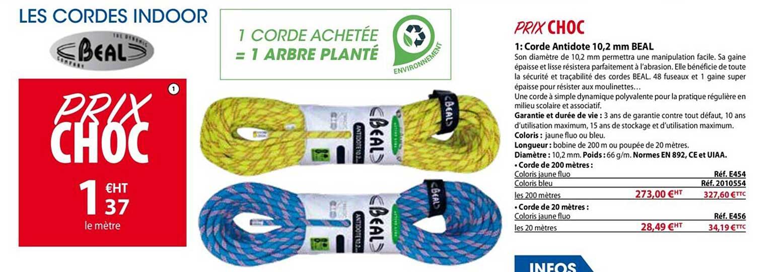 corde antidote 10,2 mm beal