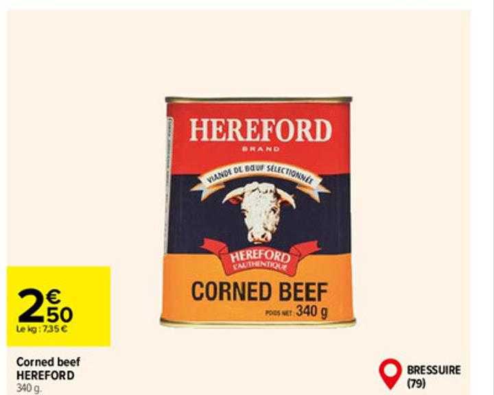 corned beef hereford