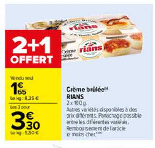 crème brûlée rians