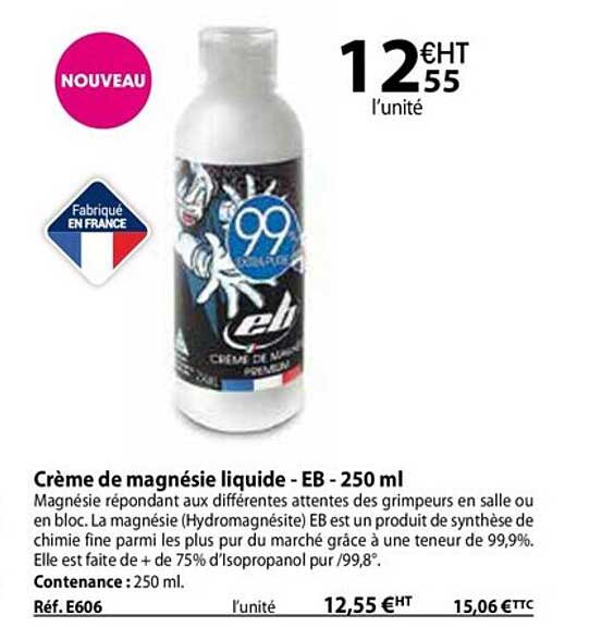 crème de magnésie liquide - eb - 250 ml