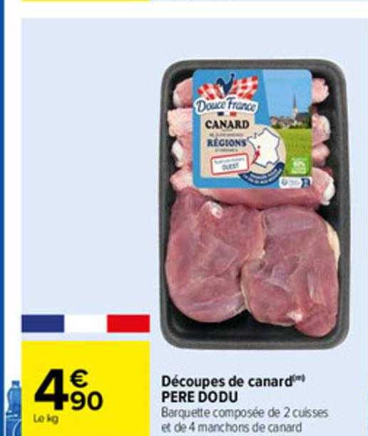 découpes de canard père dodu