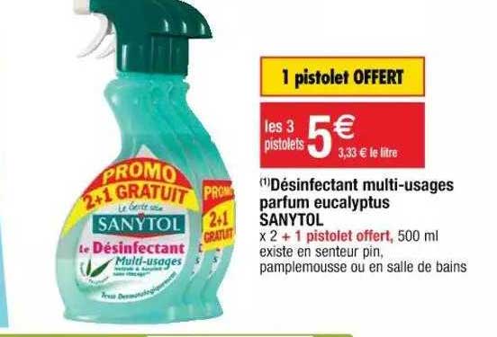 désinfectant multi-usages parfum eucalyptus sanytol