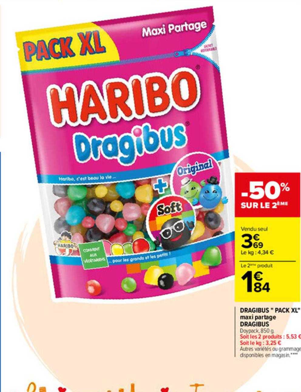 dragibus "pack xl" maxi partage dragibus