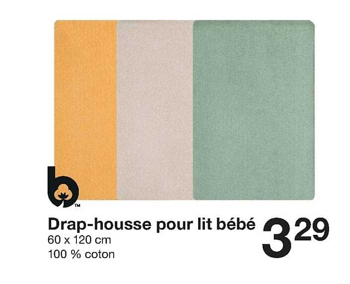 drap-housse pour lit bébé