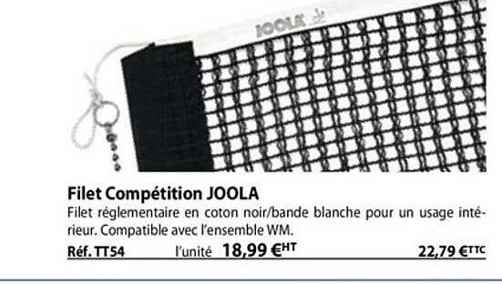 filet compétition joola