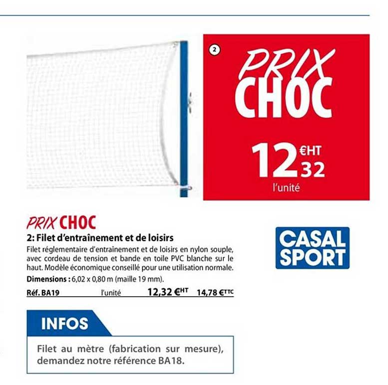 filet d'entrainement et de loisirs