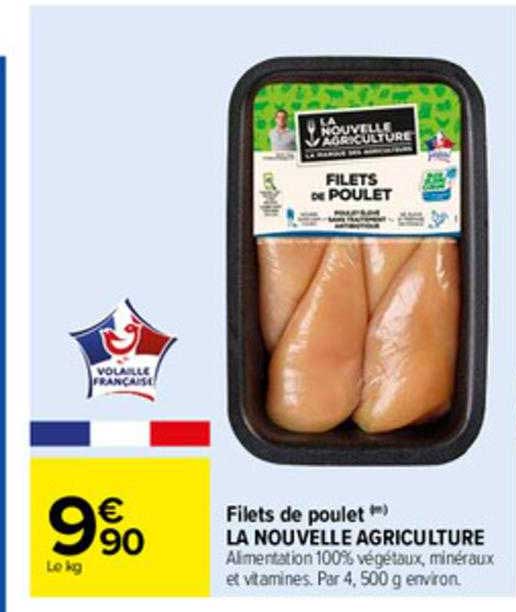 Filets De Poulet La Nouvelle Agriculture