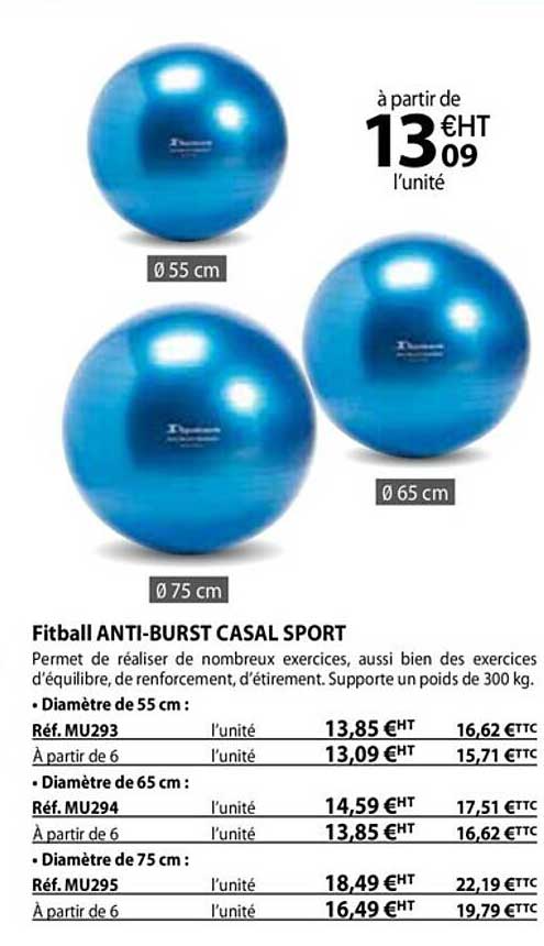 Fitball Anti-burst Casal Sport