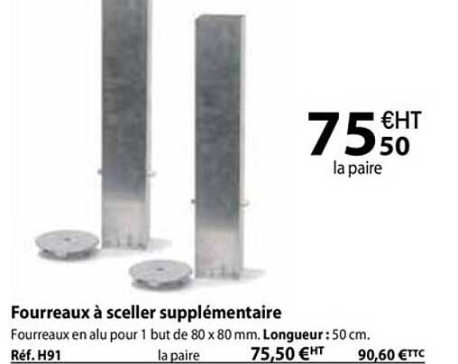 Fourreux à Sceller Supplémentaire