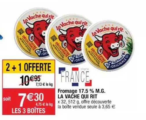 fromage 17.5% mg la vache qui rit