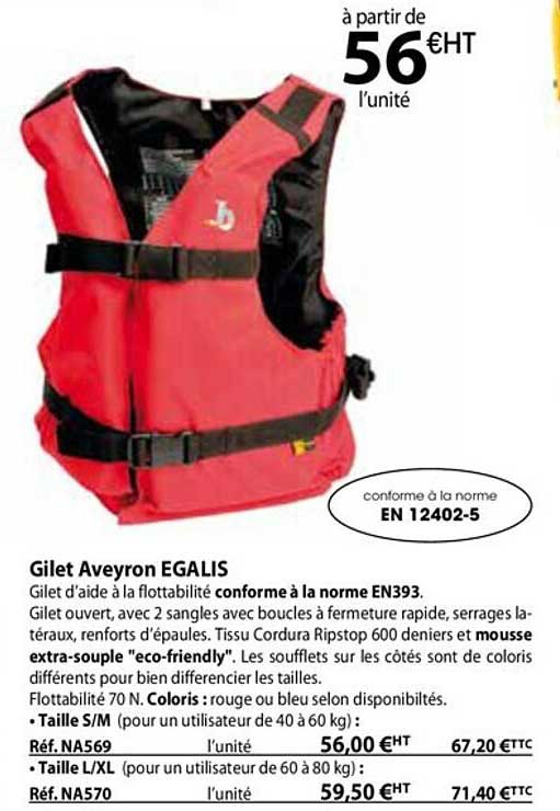 Gilet Aveyron Egalis
