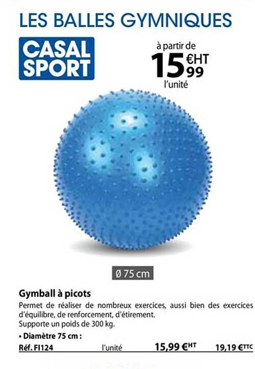 gymball à picots