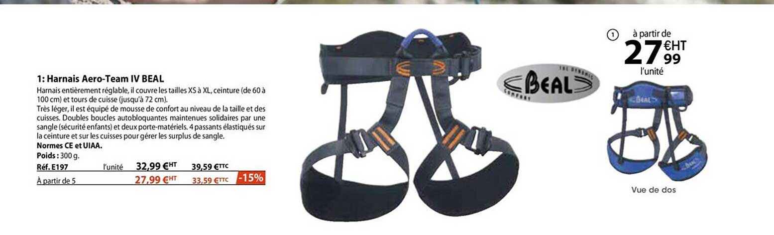 harnais aéro-team IV beal