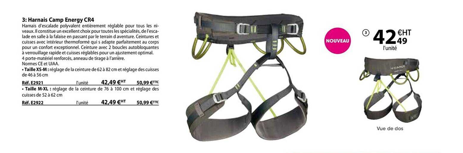 harnais camp energy cr4