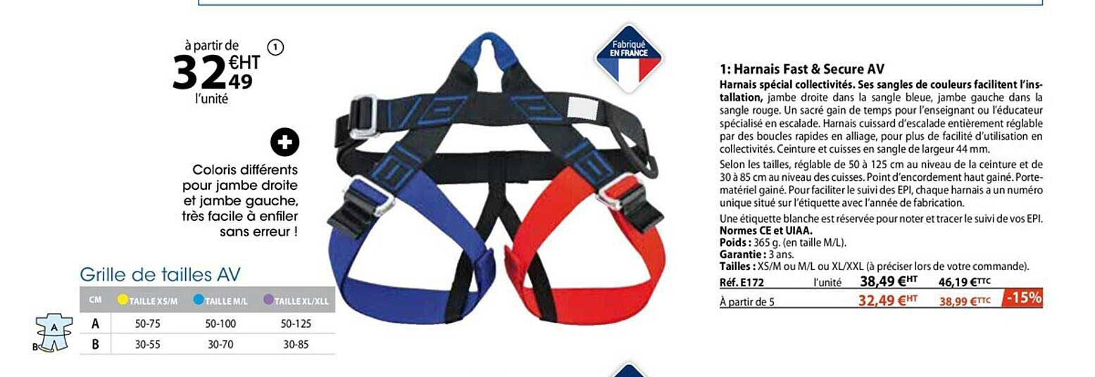 harnais fast & secure av