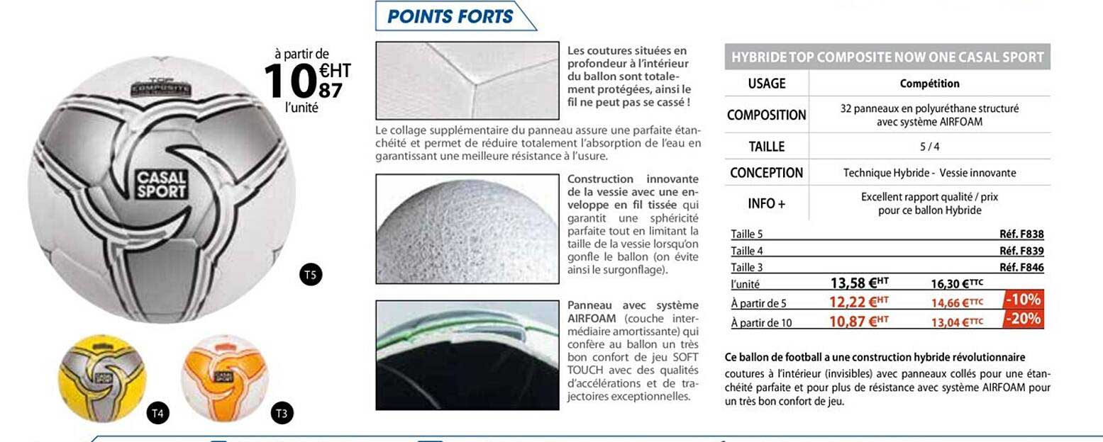 hybride top composite now one casal sport