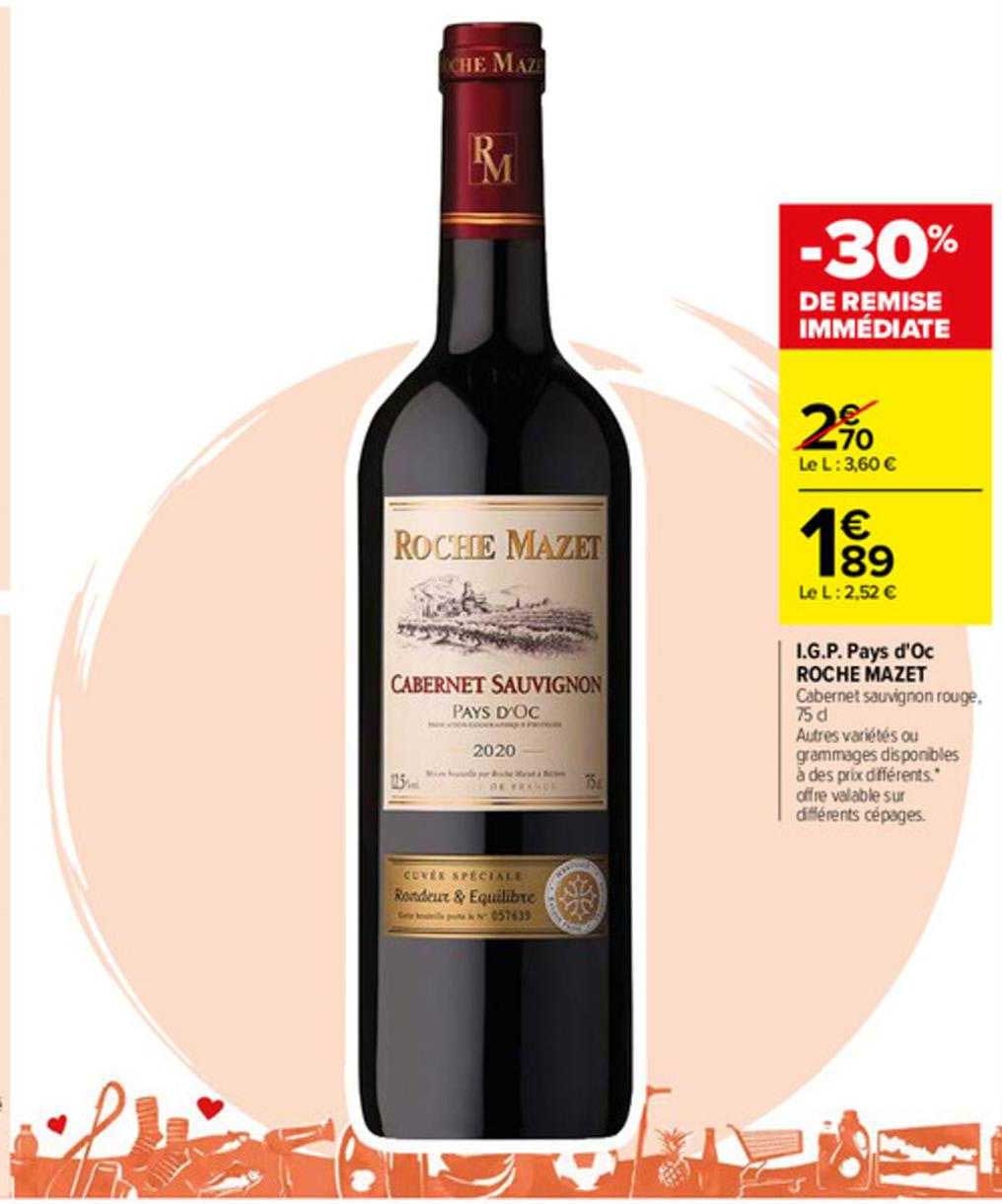 i.g.p. pays d'oc roche mazet