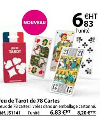 jeu de tarot de 78 cartes