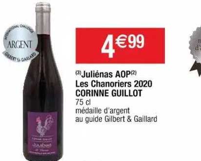 juliénas aop les chanoriers 2020 corinne guillot