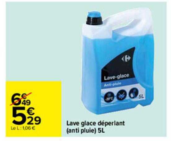 lave glace déperlant (anti pluie) 5l