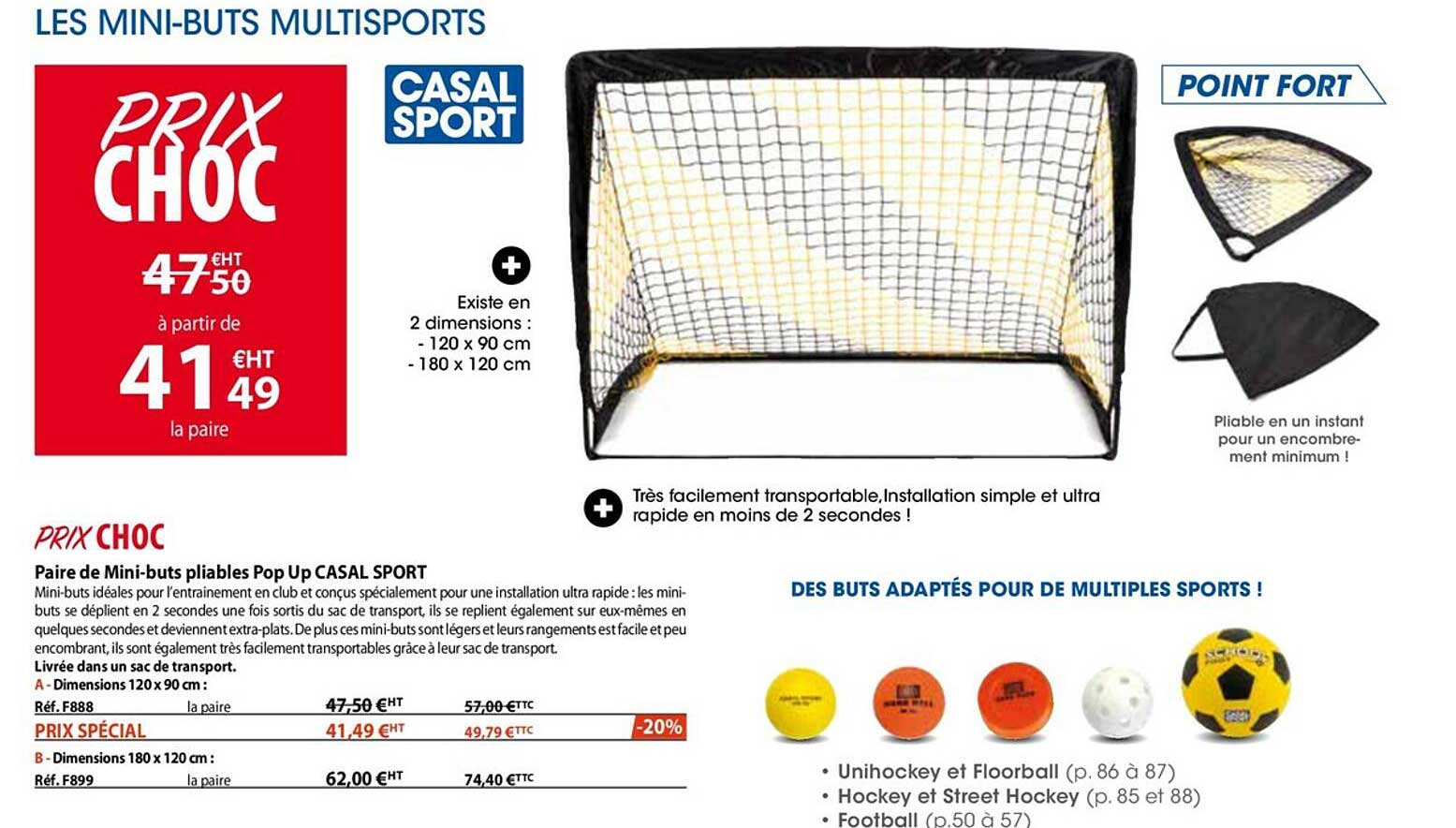 les mini-buts multisports casal sport