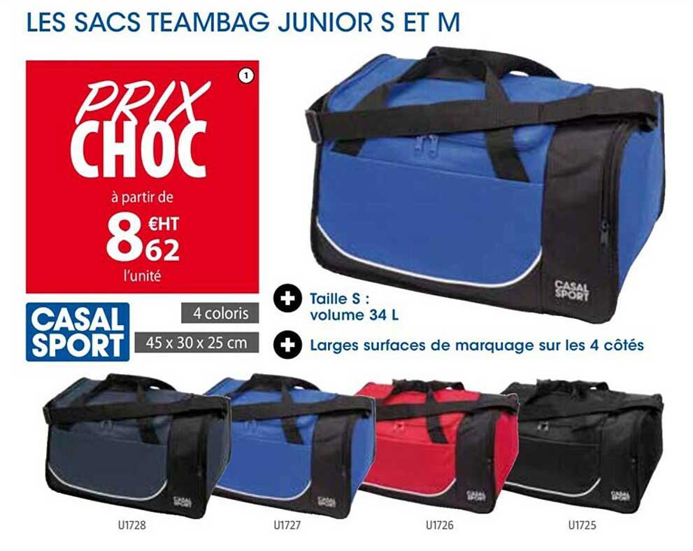 Les Sacs Teambag Junior S Et M