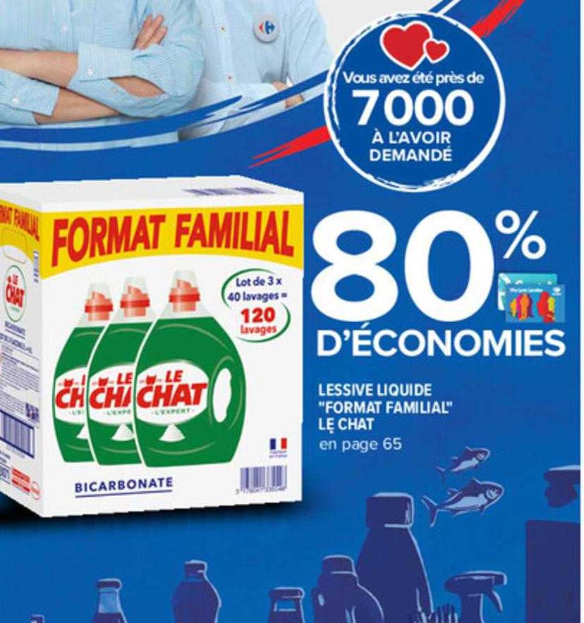 lessive liquide "format familial" le chat