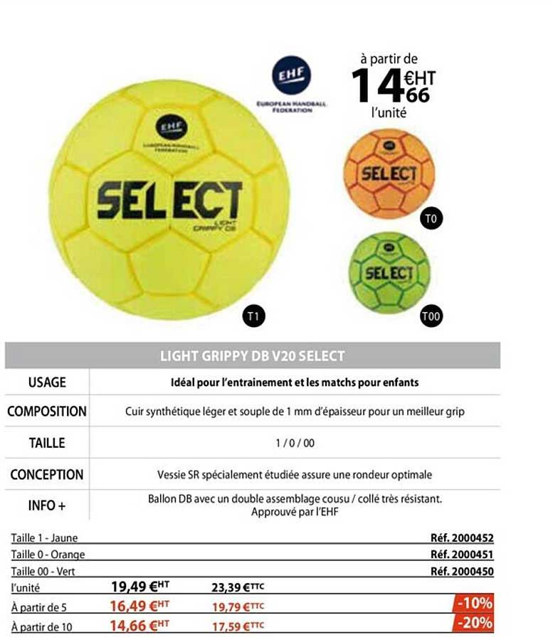 light grippy db v20 select