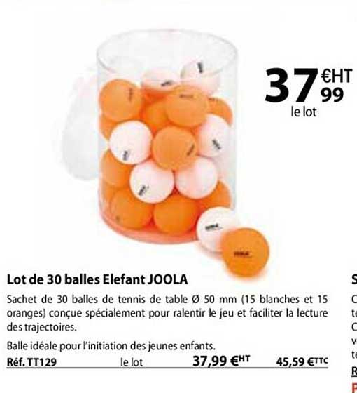 lot de 30 balles éléfant joola