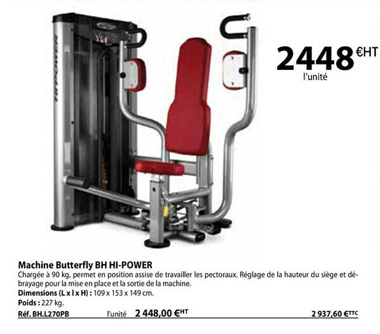 machine butterfly bh hi-power