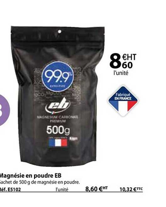 magnésie en poudre eb
