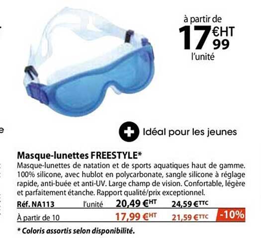 masque-lunettes freestyle
