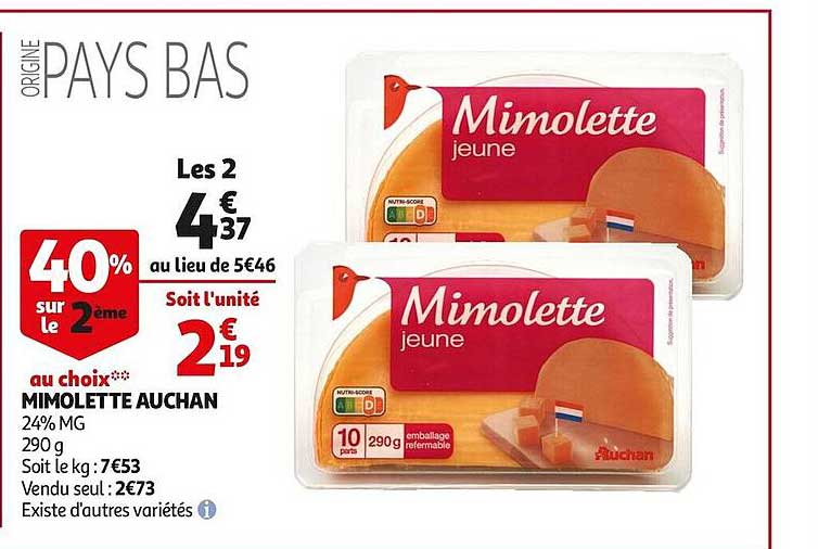 Mimolette Auchan