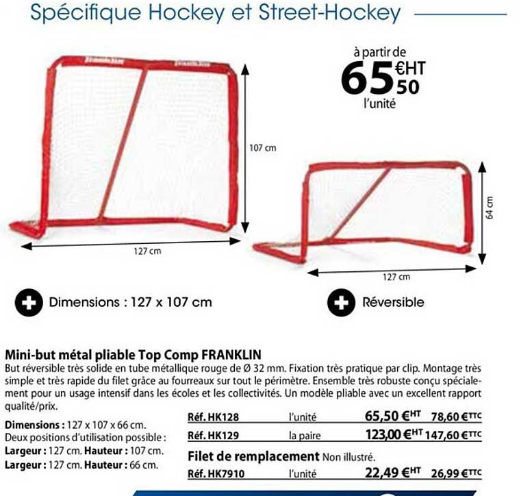 mini-but métal pliable top comp franklin