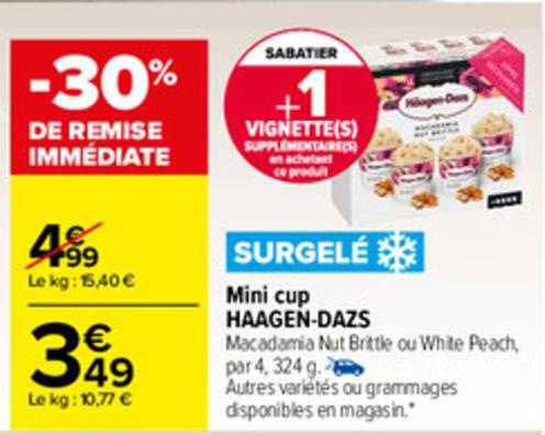 mini cup häagen-dazs