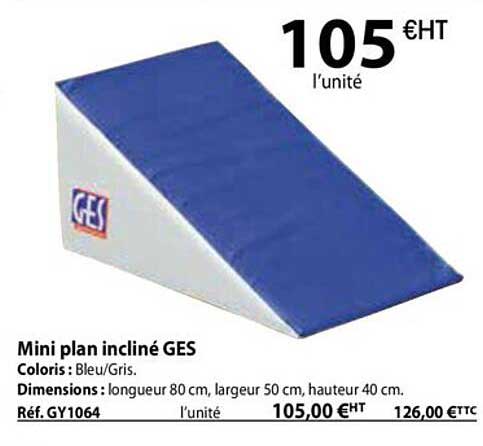 mini plan incliné ges