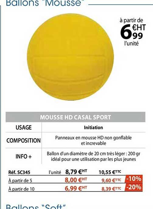 mousse hd casal sport