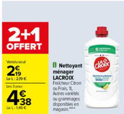 Nettoyant Ménager Lacroix
