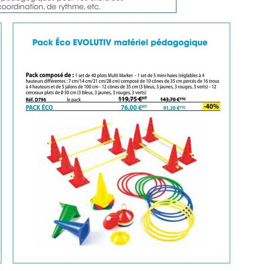 pack éco evolutiv matériel pédagogique