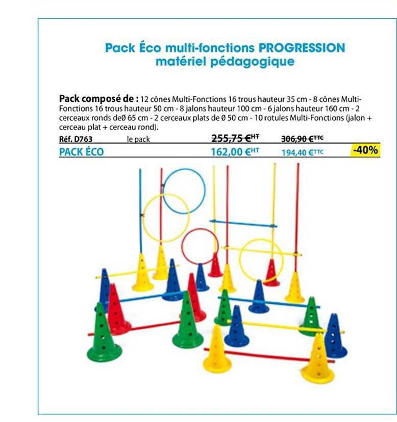pack éco multi-fonctions progression matériel pédagogique