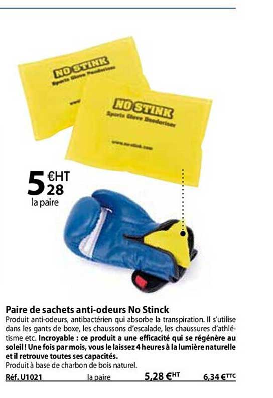 Paire De Sachets Anti-odeurs No Stinck