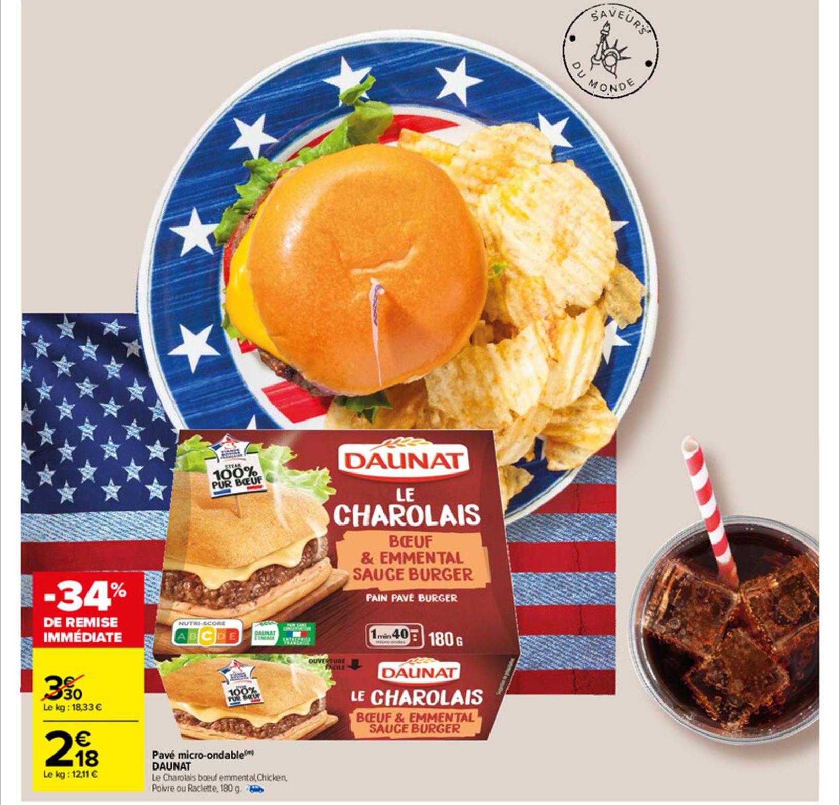 Pavé Micro-ondable Daunat