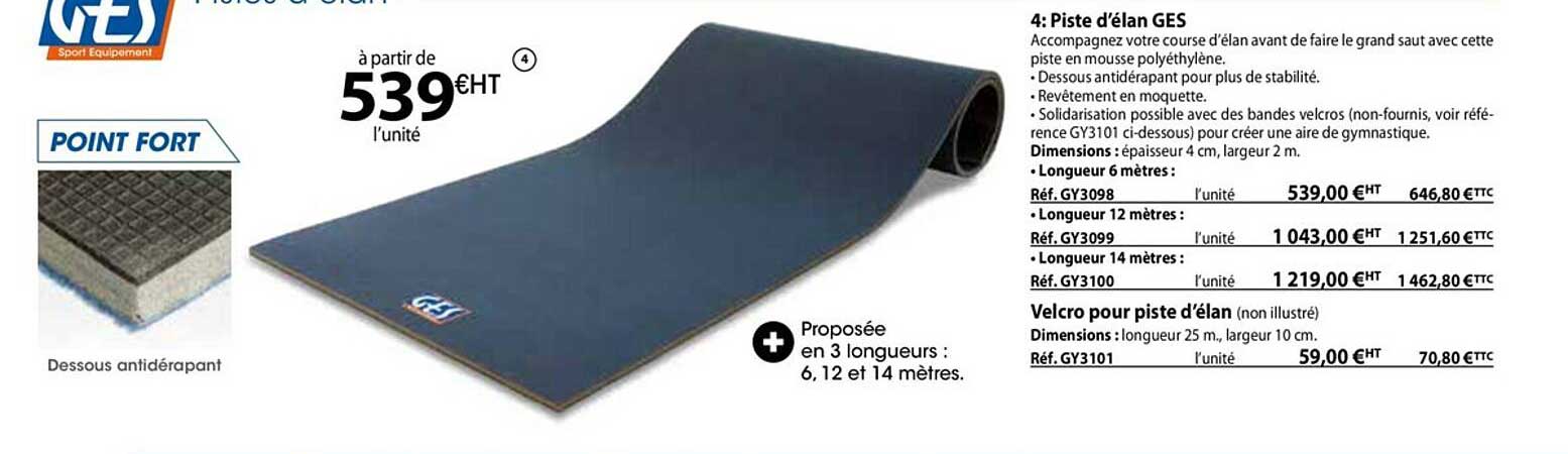 piste d'élan ges