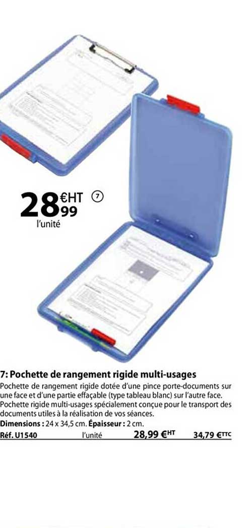 pochette de rangement rigide multi-usages