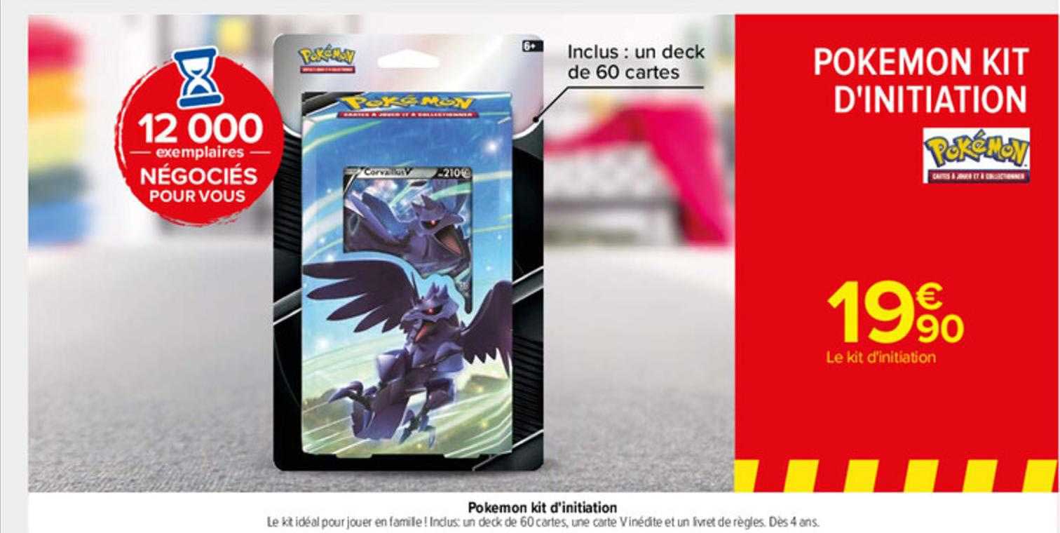pokémon kit d'initiation  pokémon