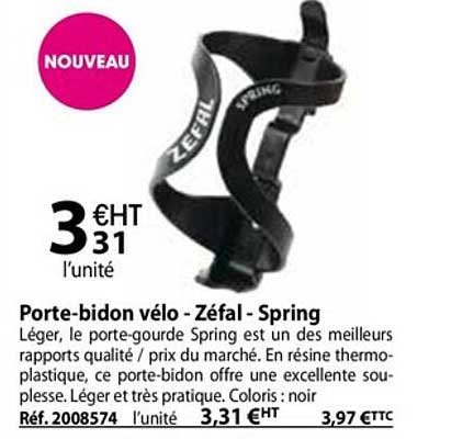 porte-bidon vélon - zéfal - spring