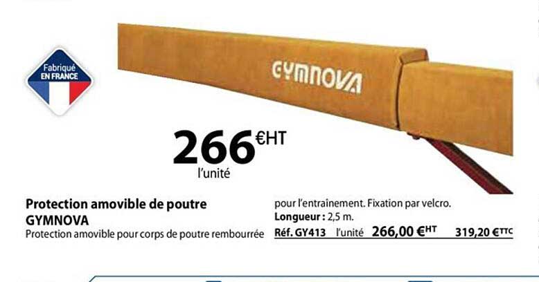 Protection Amovible De Poutre Gymnova