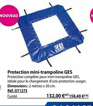 protection mini-trampoline ges