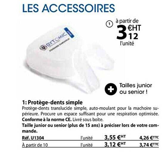 protège-dents simple